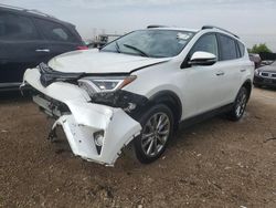 Salvage cars for sale at Elgin, IL auction: 2017 Toyota Rav4 Limited