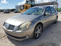 Salvage cars for sale from Copart West Palm Beach, FL: 2005 Nissan Maxima SE