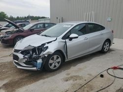 Salvage cars for sale from Copart Franklin, WI: 2017 Chevrolet Cruze LS