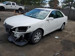 Salvage cars for sale at auction: 2003 Toyota Camry LE