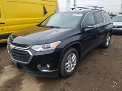 Salvage cars for sale from Copart Elgin, IL: 2021 Chevrolet Traverse LT