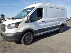 Salvage trucks for sale at Bakersfield, CA auction: 2019 Ford Transit T-350