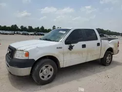 Salvage trucks for sale at Houston, TX auction: 2008 Ford F150 Supercrew