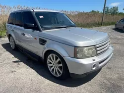 Salvage cars for sale from Copart Chicago Heights, IL: 2006 Land Rover Range Rover Sport Supercharged