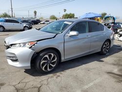 Salvage cars for sale at Colton, CA auction: 2017 Honda Accord EXL