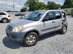 Salvage cars for sale at Gastonia, NC auction: 2005 Honda CR-V LX