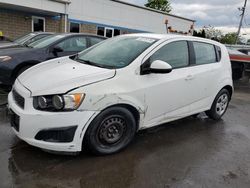 Salvage cars for sale at New Britain, CT auction: 2014 Chevrolet Sonic LS