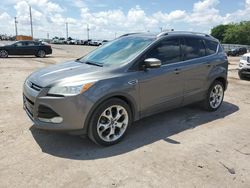 Salvage cars for sale at Oklahoma City, OK auction: 2014 Ford Escape Titanium