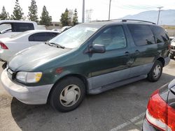 Salvage cars for sale from Copart Rancho Cucamonga, CA: 1999 Toyota Sienna LE