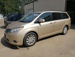 Salvage cars for sale at Ham Lake, MN auction: 2012 Toyota Sienna XLE