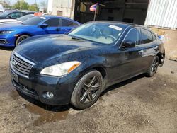 Salvage cars for sale at New Britain, CT auction: 2011 Infiniti M37 X