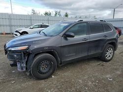 Salvage cars for sale at Nisku, AB auction: 2015 Jeep Cherokee Latitude