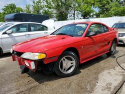 Salvage cars for sale at auction: 1998 Ford Mustang