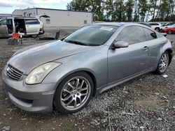 Vehiculos salvage en venta de Copart Arlington, WA: 2007 Infiniti G35