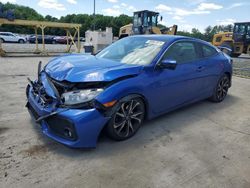 Salvage cars for sale at Windsor, NJ auction: 2018 Honda Civic SI