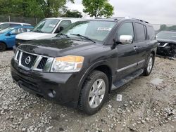 Salvage cars for sale at Cicero, IN auction: 2011 Nissan Armada Platinum