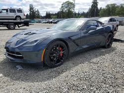 Vehiculos salvage en venta de Copart Graham, WA: 2019 Chevrolet Corvette Stingray 1LT