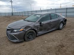 Salvage cars for sale at Greenwood, NE auction: 2021 Toyota Camry LE