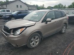 Salvage cars for sale from Copart York Haven, PA: 2015 Subaru Forester 2.5I Premium