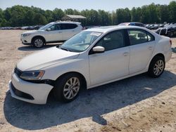 Salvage cars for sale from Copart Charles City, VA: 2012 Volkswagen Jetta SE