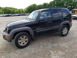 Salvage cars for sale from Copart North Billerica, MA: 2004 Jeep Liberty Sport