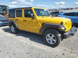 Jeep salvage cars for sale: 2021 Jeep Wrangler Unlimited Sport