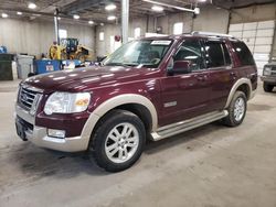 Salvage cars for sale from Copart Blaine, MN: 2006 Ford Explorer Eddie Bauer