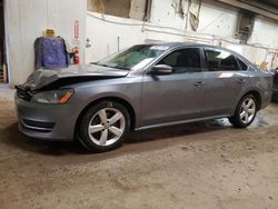 Salvage cars for sale at auction: 2013 Volkswagen Passat SE