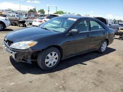 Salvage cars for sale from Copart Denver, CO: 2004 Toyota Camry LE