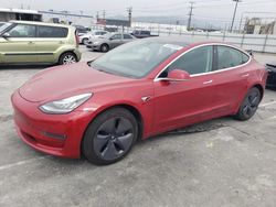 Salvage cars for sale at Sun Valley, CA auction: 2019 Tesla Model 3