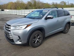 Salvage cars for sale at Assonet, MA auction: 2018 Toyota Highlander LE