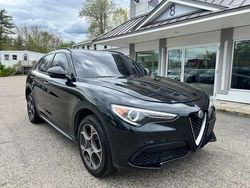 Salvage cars for sale at North Billerica, MA auction: 2018 Alfa Romeo Stelvio Sport