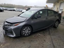 Salvage cars for sale from Copart Exeter, RI: 2021 Toyota Prius Prime LE