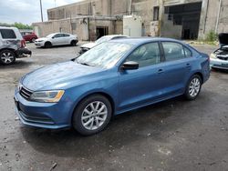 Vehiculos salvage en venta de Copart Fredericksburg, VA: 2015 Volkswagen Jetta SE