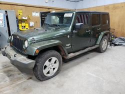 Salvage cars for sale at Kincheloe, MI auction: 2007 Jeep Wrangler Sahara
