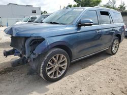 Salvage cars for sale from Copart Opa Locka, FL: 2018 Ford Expedition Limited