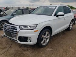 Salvage cars for sale at Elgin, IL auction: 2020 Audi Q5 Premium Plus