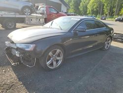 Salvage cars for sale from Copart East Granby, CT: 2016 Audi A5 Premium Plus S-Line