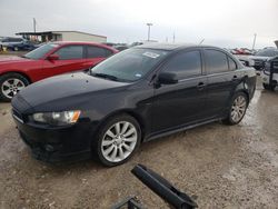 Salvage cars for sale at Temple, TX auction: 2009 Mitsubishi Lancer GTS