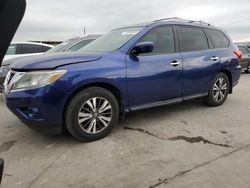 Salvage cars for sale from Copart Grand Prairie, TX: 2017 Nissan Pathfinder S