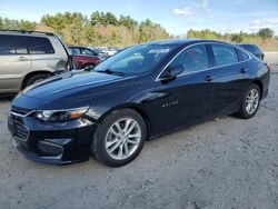 Salvage cars for sale from Copart Mendon, MA: 2016 Chevrolet Malibu LT