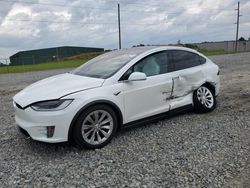 Salvage cars for sale at Tifton, GA auction: 2017 Tesla Model X