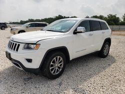 Salvage cars for sale at New Braunfels, TX auction: 2014 Jeep Grand Cherokee Limited