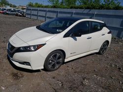 Salvage cars for sale at Marlboro, NY auction: 2019 Nissan Leaf S