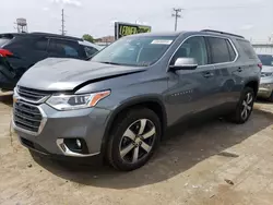 Salvage cars for sale from Copart Chicago Heights, IL: 2021 Chevrolet Traverse LT