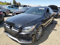 Salvage cars for sale at Martinez, CA auction: 2016 Mercedes-Benz C300