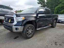 Toyota Tundra salvage cars for sale: 2015 Toyota Tundra Crewmax SR5