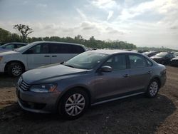 Salvage cars for sale from Copart Des Moines, IA: 2013 Volkswagen Passat S