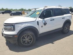 Salvage cars for sale at Fresno, CA auction: 2022 Ford Bronco Sport BIG Bend