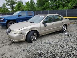 Salvage cars for sale at Waldorf, MD auction: 2001 Nissan Maxima GXE
